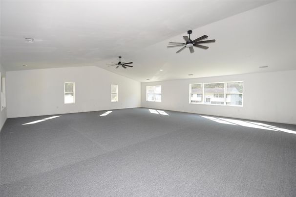 Empty room, Interior, Recessed Lighting