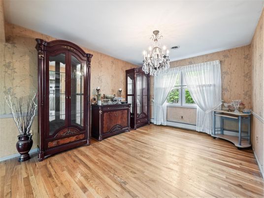 Chandelier, Interior, Wood Texture Flooring