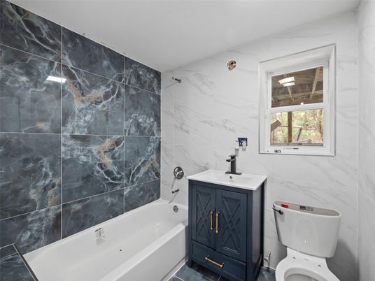 Bathroom, Interior, Marble Walls