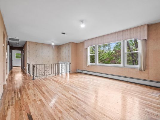 Empty room, Interior, Wood Texture Flooring