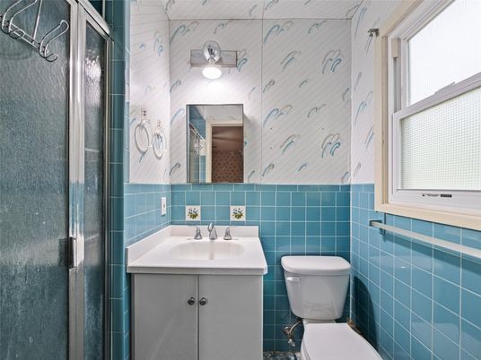 Bathroom, Glass Shower, Interior