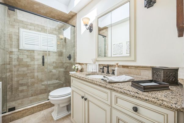 Bathroom, Glass Shower, Interior