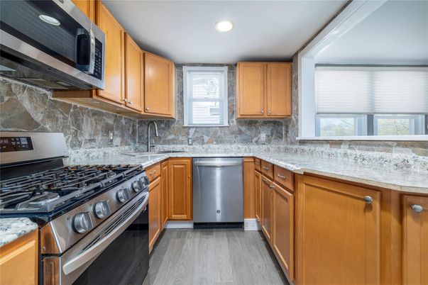 Interior, Kitchen, Recessed Lighting, Stainless Steel Appliances