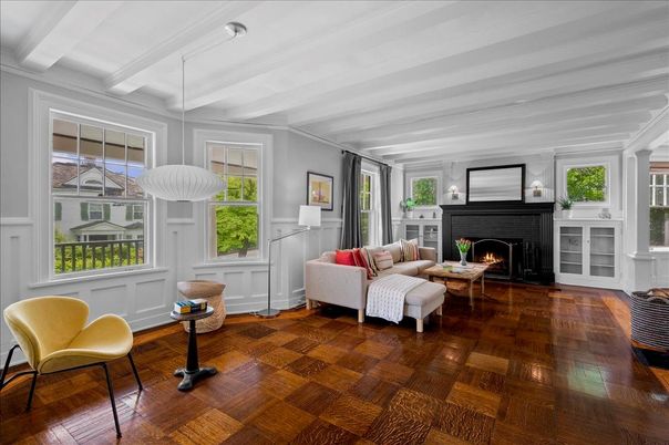 Fireplace, Interior, Living room, Wood Texture Flooring