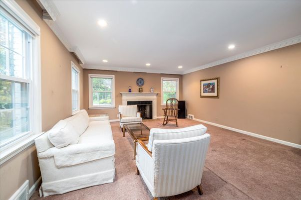Fireplace, Interior, Living room, Recessed Lighting