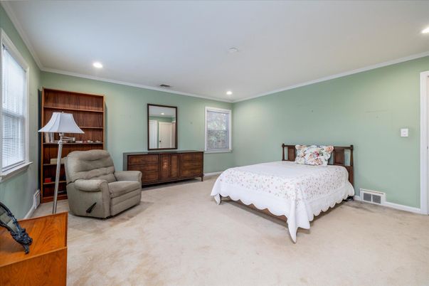 Bedroom, Interior, Recessed Lighting