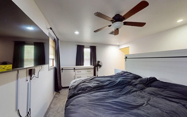 Bedroom, Interior, Recessed Lighting