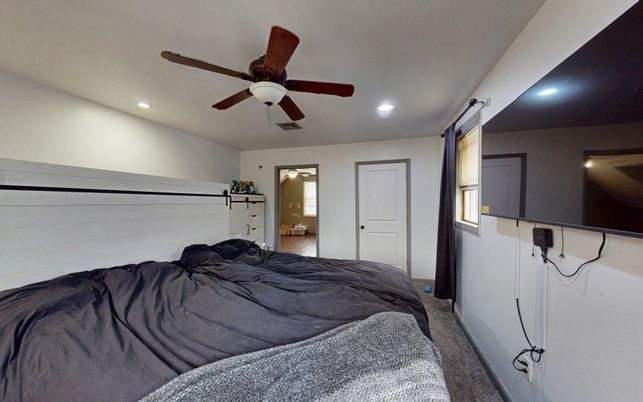 Bedroom, Interior, Recessed Lighting