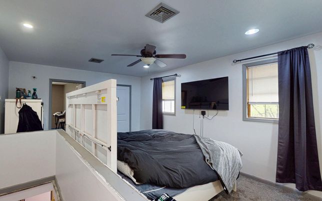 Bedroom, Interior, Recessed Lighting