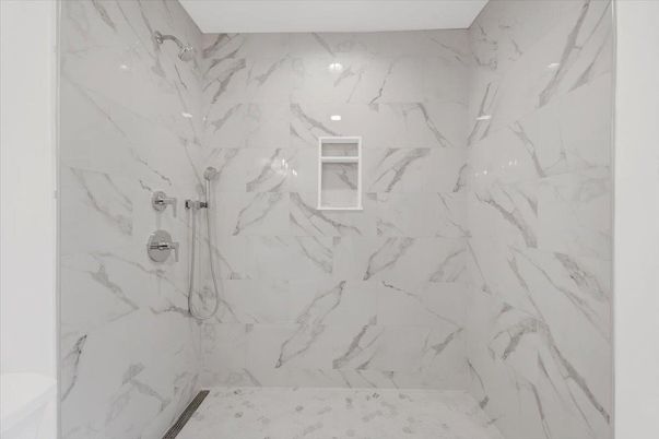 Bathroom, Interior, Marble Walls