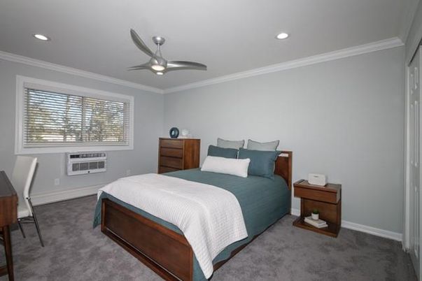 Bedroom, Interior, Recessed Lighting