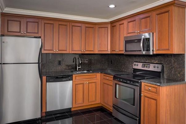 Interior, Kitchen, Recessed Lighting, Stainless Steel Appliances