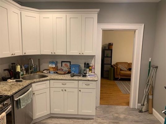 Interior, Kitchen, Wood Texture Flooring
