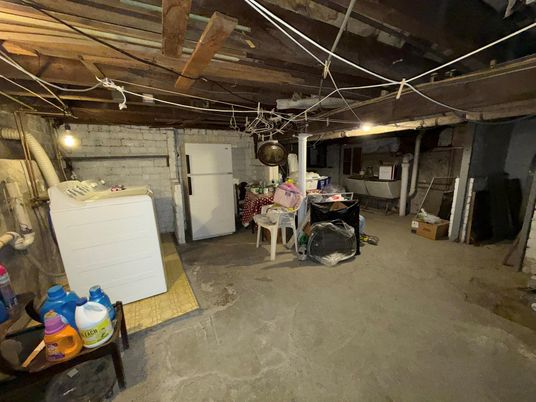 Interior, Stone Walls, Washer