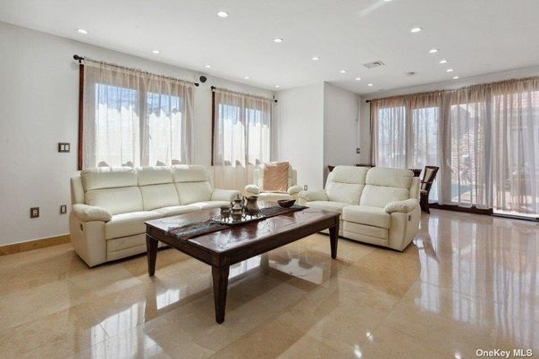 Interior, Living room, Recessed Lighting