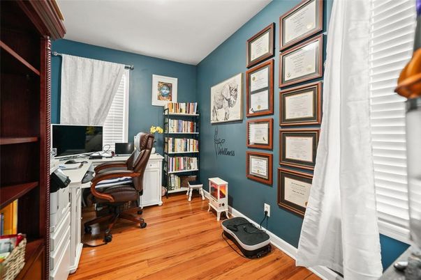 Home Office, Interior, Wood Texture Flooring