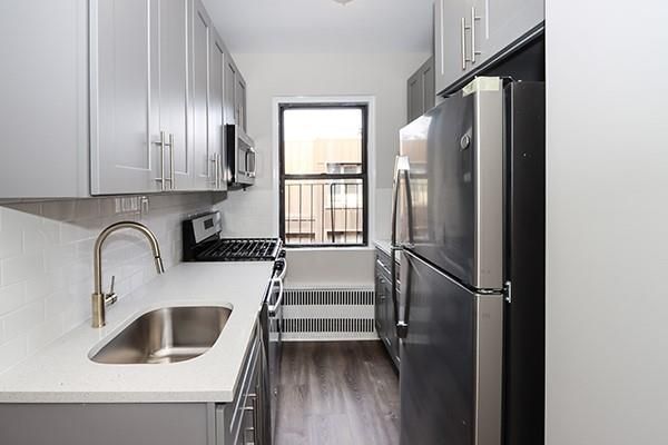 Interior, Kitchen, Wood Texture Flooring