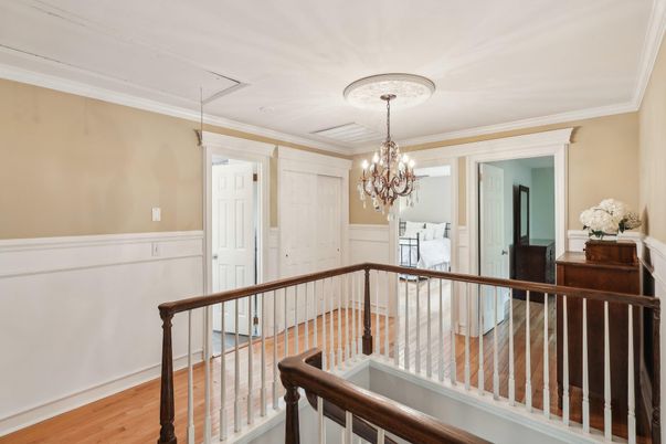 Chandelier, Interior, Wood Texture Flooring