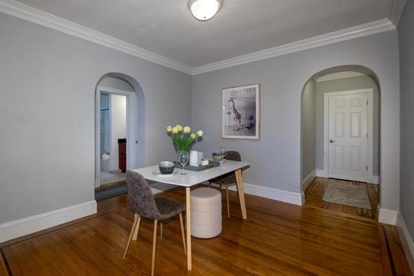 Dining room, Interior, Wood Texture Flooring