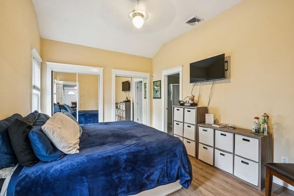 Bedroom, Interior, Wood Texture Flooring
