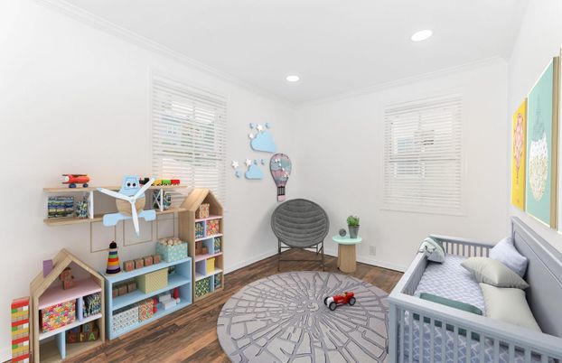 Interior, Recessed Lighting, Wood Texture Flooring