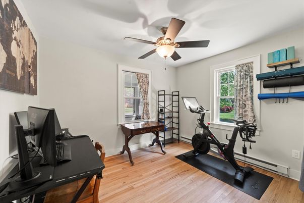 Fitness Equipment, Interior, Wood Texture Flooring
