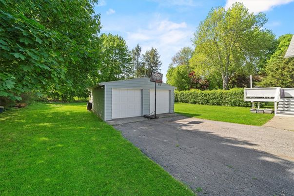 Backyard, Detached Garage, Exterior