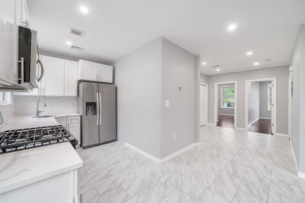 Interior, Kitchen, Marble, Recessed Lighting