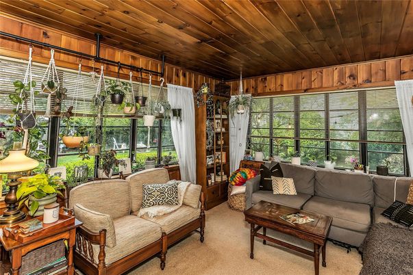 Interior, Living room, Wooden Ceilings