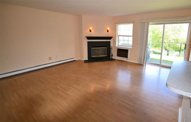 Empty room, Fireplace, Interior, Wood Texture Flooring