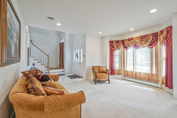 Interior, Living room, Recessed Lighting