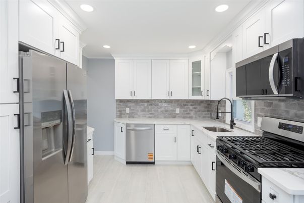 Interior, Kitchen, Recessed Lighting, Stainless Steel Appliances