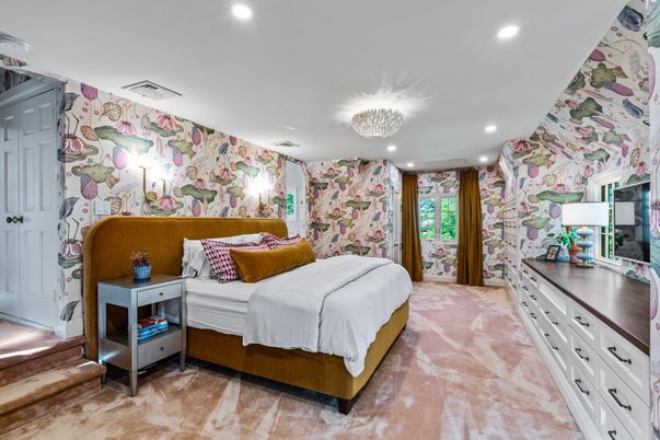 Bedroom, Interior, Recessed Lighting