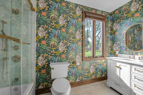 Bathroom, Glass Shower, Interior