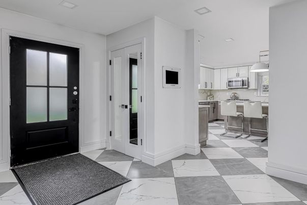 Interior, Kitchen, Marble, Pendant Lights