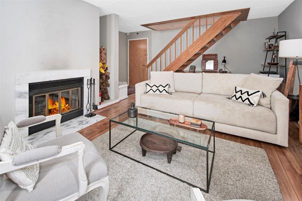Fireplace, Interior, Living room, Wood Texture Flooring