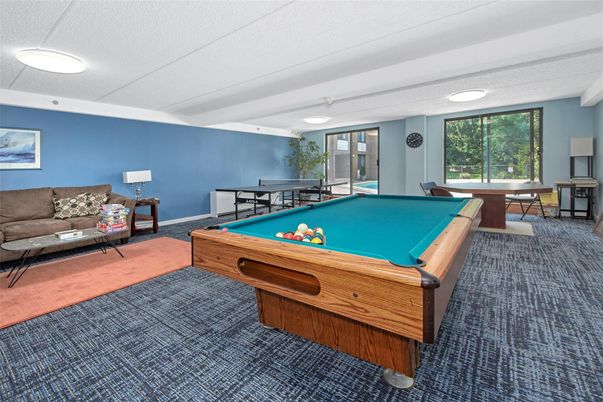 Billiard Table, Game Room, Interior, Living room