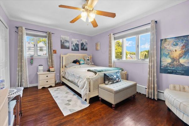Bedroom, Interior, Wood Texture Flooring