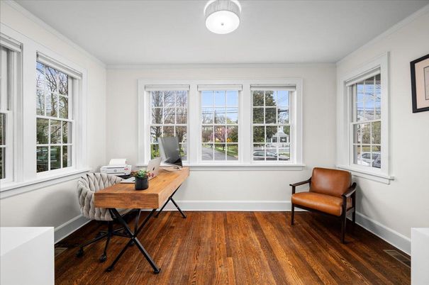Home Office, Interior, Wood Texture Flooring