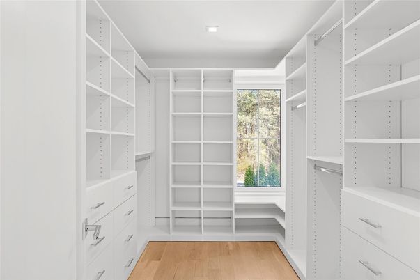 Interior, Recessed Lighting, Walk-in Closets, Wood Texture Flooring