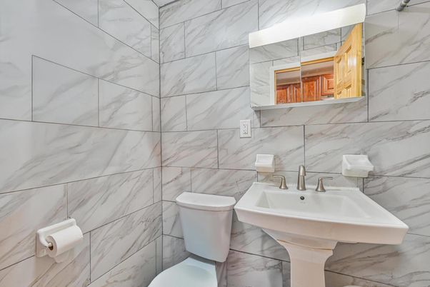 Bathroom, Interior, Marble Walls