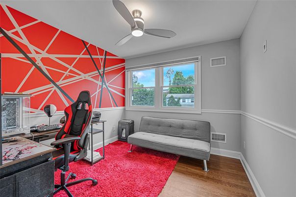 Home Office, Interior, Wood Texture Flooring