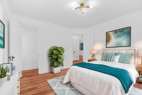 Bedroom, Interior, Wood Texture Flooring