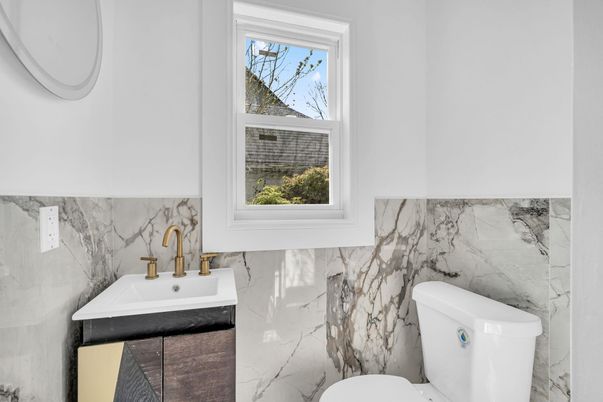 Bathroom, Interior, Marble Walls