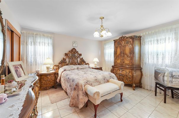 Bedroom, Chandelier, Interior