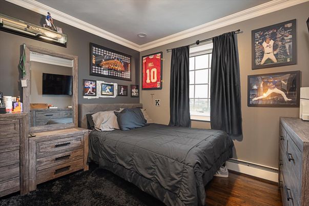 Bedroom, Interior, Wood Texture Flooring