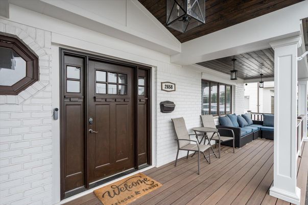 Exterior, Wood Texture Flooring