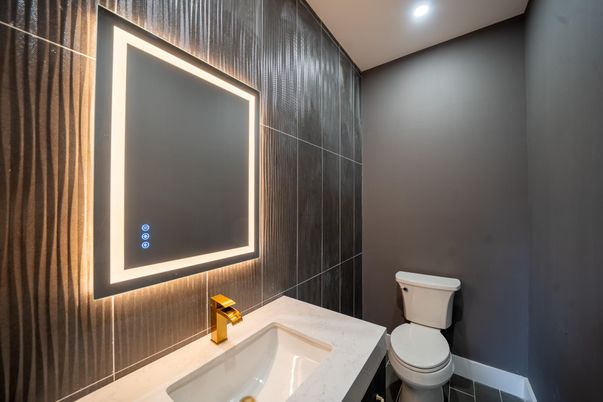 Bathroom, Interior, Recessed Lighting