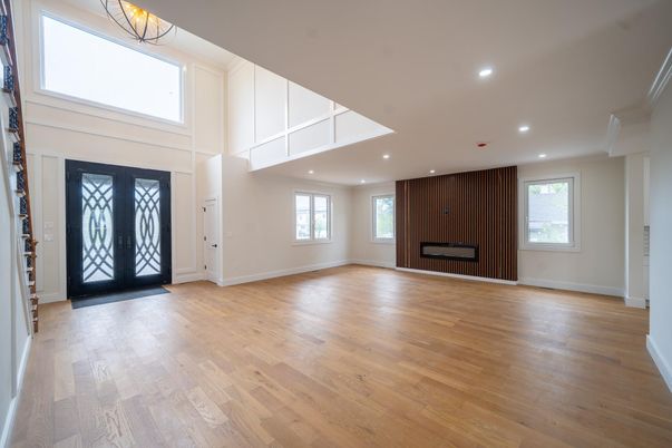 Chandelier, Interior, Recessed Lighting, Wood Texture Flooring