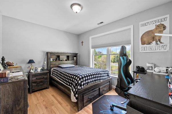 Bedroom, Home Office, Interior, Wood Texture Flooring